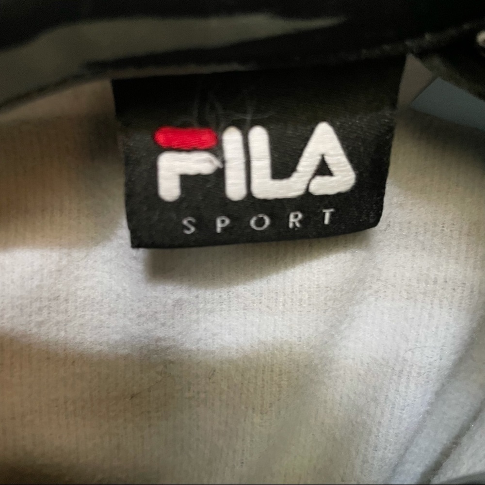 Fila performance sport women’s half zip pullover sz xs blue black green yellow - Picture 3 of 5
